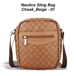 NAUTICA Sling Bag - Checks Beige