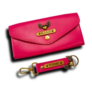 2 pcs. Combo : Ladies Wallet & Keychain
(multi colors)