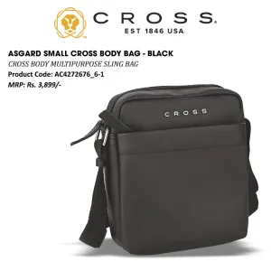 CROSS ASGARD UNISEX SLING BAG - BLACK