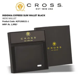 CROSS
INSIGNIA EXPRESS WALLET - BLACK