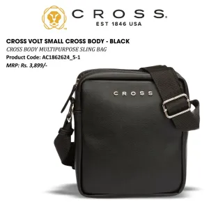 CROSS VOLT UNISEX SLING BAG - BLACK