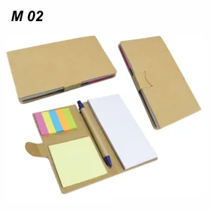 M 02 Writing Notepad
Sticky Notes / Writing Paper / Pen