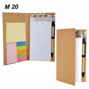M 20 Writing Notepad
Sticky Notes / Writing Paper Pad / Pen