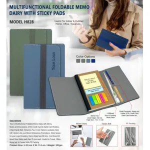 H828 Multiplefunctional Memo Diary

