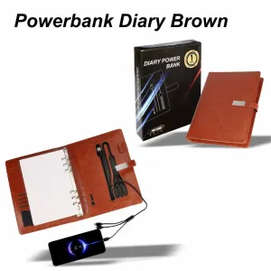 DPB 08: 5000 mAh Powerbank Diary Brown

