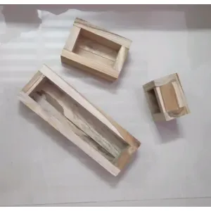 6" x 4" Concealed Teak Wood Box