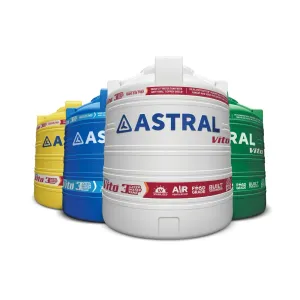 Astral Vito 3 Layer Anti Viral Copper Sheild Water Tank (1000 Liters)