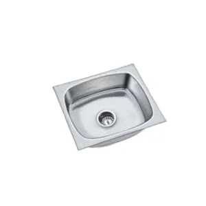 Johnson Ruby SS204 Kitchen Sink (20" x17") with Waste Coupling