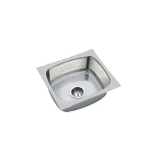 Johnson Ruby SS204 Kitchen Sink (18" x16") with Waste Coupling