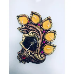 5 Leaf Diya
