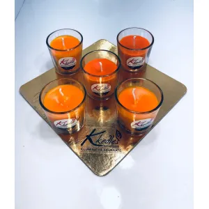 Wax Glass- Set of 5Pcs