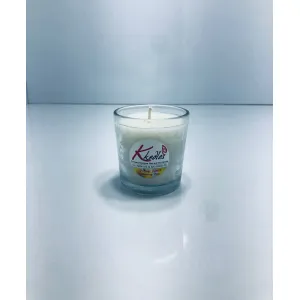 Small Glass Wax Candle