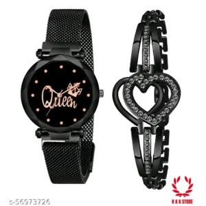 Attractive Women Analog Watches*
Strap Material: Metal
Date Display