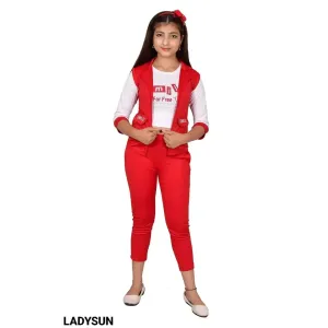Girls Three Piece Jumpsuit Dress