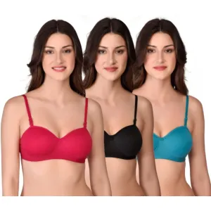 Women T-Shirt Lightly Padded Bra