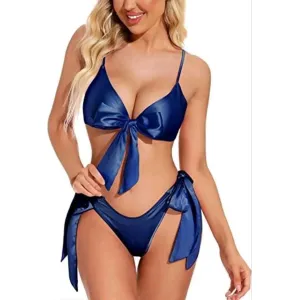 Women's & Girl's Soft Satin Nightwear Set