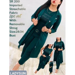 Stretchable Top and bottom set