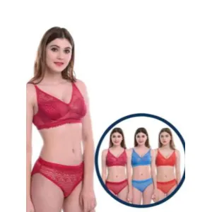 Fancy Net Women lingerie set 