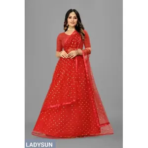 Fancy Jacquard Silk Lehenga Choli