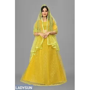 Fancy Jacquard Silk Lehenga Choli