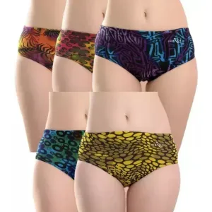 Women Hipster Multicolor Cotton Panty