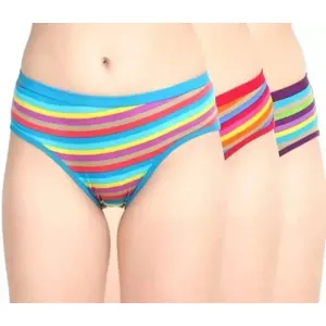 Women Hipster Cotton Blend Panty
