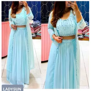 Fancy Western Style Gown And Shrug