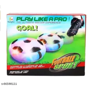 4109 Football with Powerful LED Light and Foam Bumpers for Indoor Games

