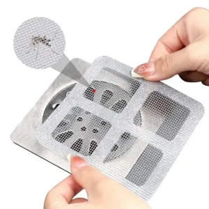 SHOWER DRAIN HAIR CATCHER STICKER (PACK OF 4 PCS)
