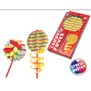 10084 Candy Flower Toy Colorful Twisting and Rotating Fidget Spinner for Kids & Adults


