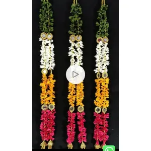 11071 {5 Pcs} Sanskruti Artificial Flower Hanging/String/Door Hanging for Home/Wedding/Fe