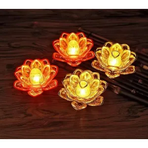11028 Decorative Lotus Shaped LED Candle Light

(2p)