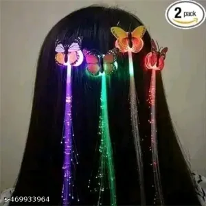 Hair clip flashing butterfly (2p)
