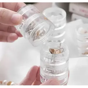 5 layer plastic jewellery box 