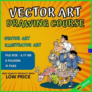 $16 - $18 ✅ Vector Art Drawing Course

