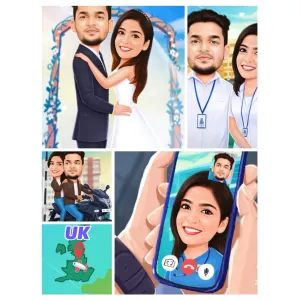 $570 - $588 ✅ Your Special story caricature short video 