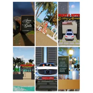 $83-$87 ✅ 3D Caricature special day short video (invitation)