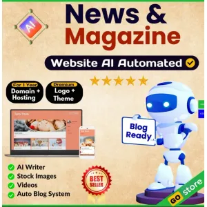 💵 $750 - $790  ✅ AI automated News & Magazine Website