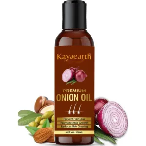 KayaEarth Onion Oil for Hair Fall Control & Faster Hair Growth Hair Oil for Men & Wome Hai