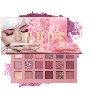 Huda Girl Beauty Nude Edition 18 Color Eyeshadow and Rose Gold Edition 18 Color Matte and 