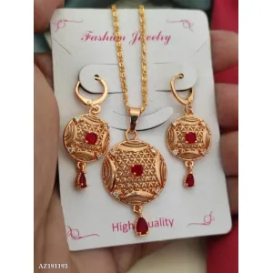 Combo Gold colour Chain and laket