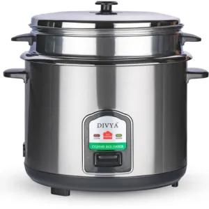 Divya Stainless Steel 2.8 Litres Cylinder Electric Rice Cooker with Steaming Feature

Colo