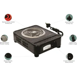 Orbon STV-BLR-2000-VIT Radiant Cooktop

Type: Radiant Cooktop

Worktop Material:Cast Iron
