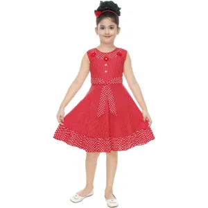 N BAHUBALI Girls Midi/Knee Length Casual Dress

Color: BLACK, BLUE, RED

Size: 1 - 2 Years