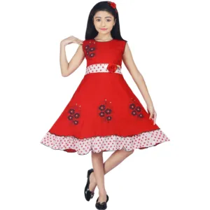 LINK KWALITY GARMENTS Indi Baby Girls Midi/Knee Length Party Dress

Color: YELLOW, red, sk