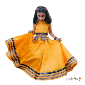 Girls Ethnic Lehnga Cholis Wear | premium yellow