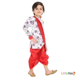Stylish Indo-Western Sherwani with Dhoti Pants