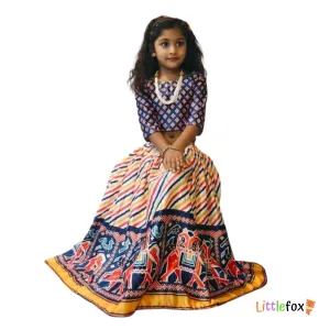Girls Lehenga Choli Ethnic Wear | Printed