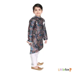 Boys Indo western Kurta Set | Printed