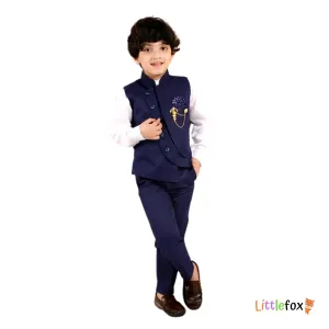 Boys Party wear Clothing Sets | Solid Blue